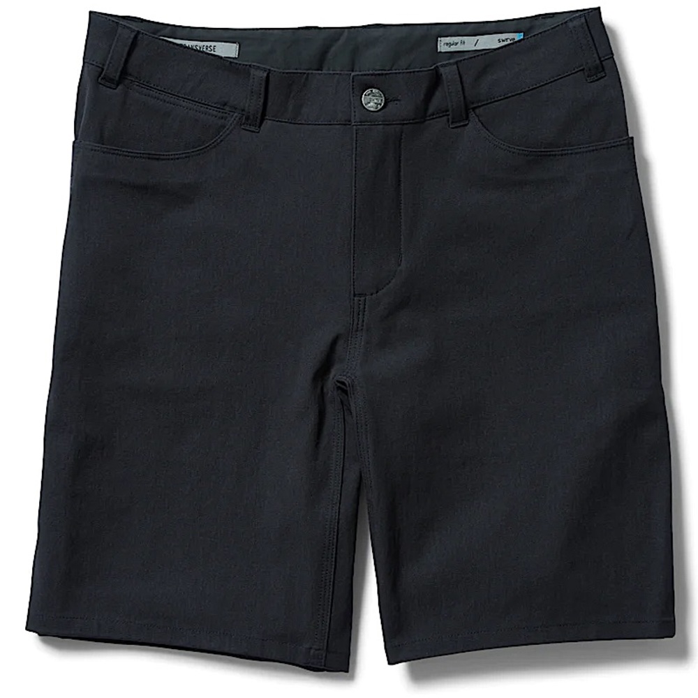 Swrve Black durable cotton TROUSER SHORTS regular fit
